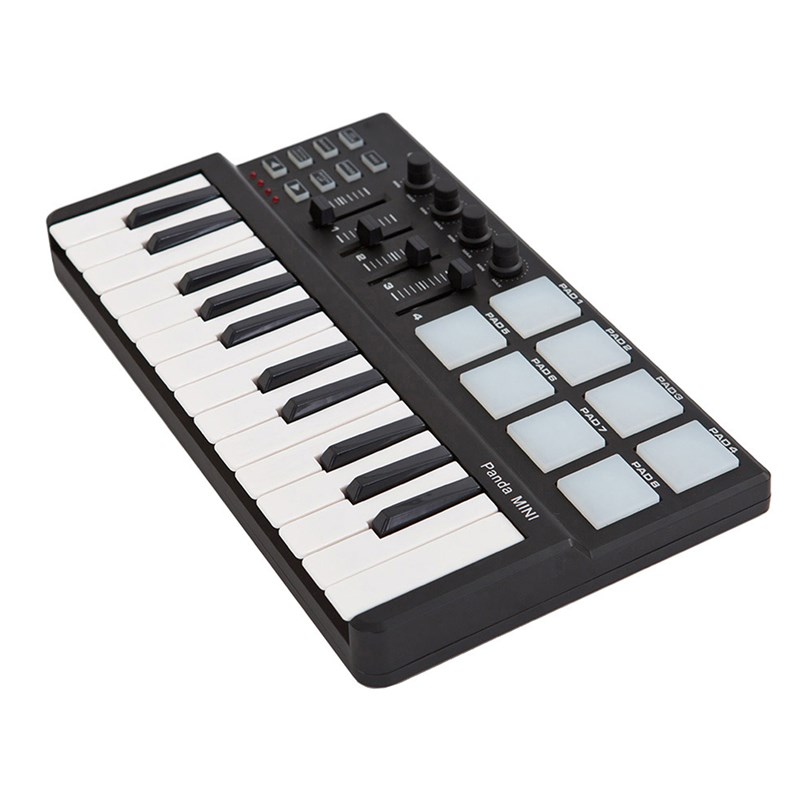 Оптовая цена портативный мини пианино 25-ключ USB клавиатура и Drum midi контроллер клавиатуры