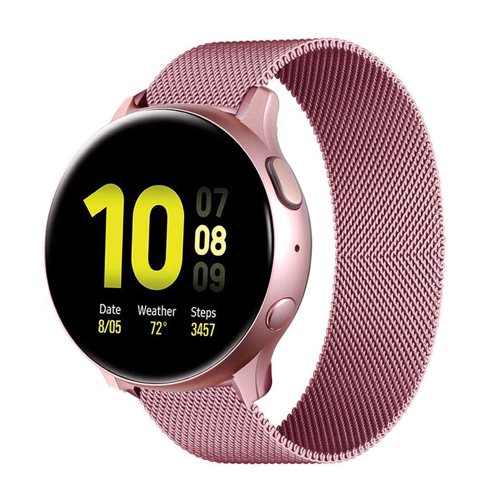 Браслет из нержавеющей стали для Samsung Galaxy Watch Active 2 1 44 мм 40 мм, браслет для Galaxy Watch Active 1 20 мм, ремешок для часов 3