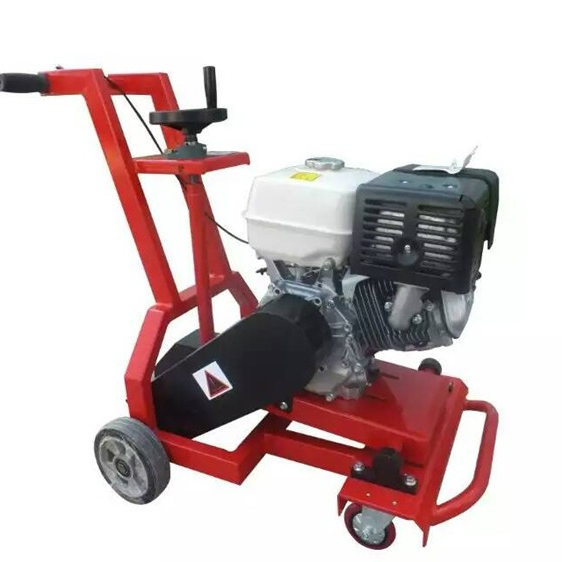 Asphalt road pavement grooving machine