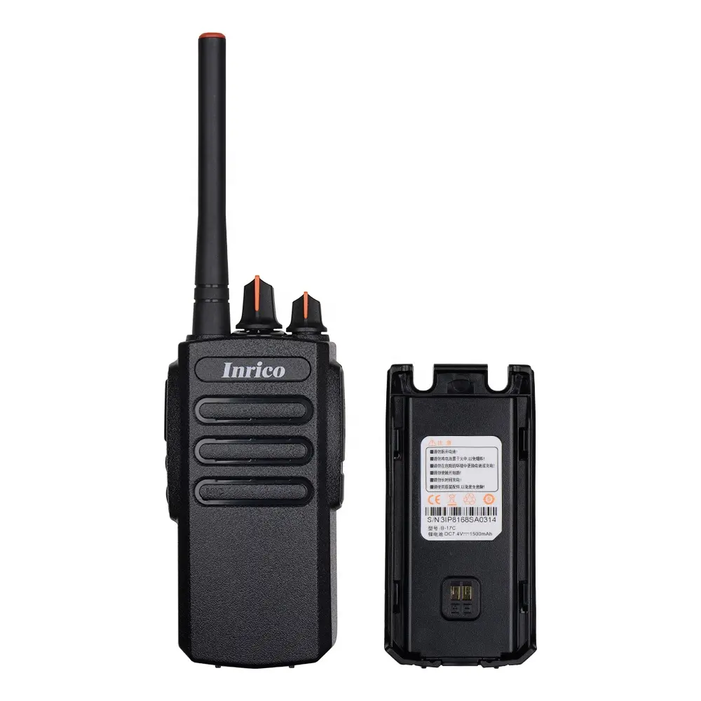 Talkie Long Range Handheld Radio Inrico IP168S Analog Radio VHF UHF WOIK TOIK