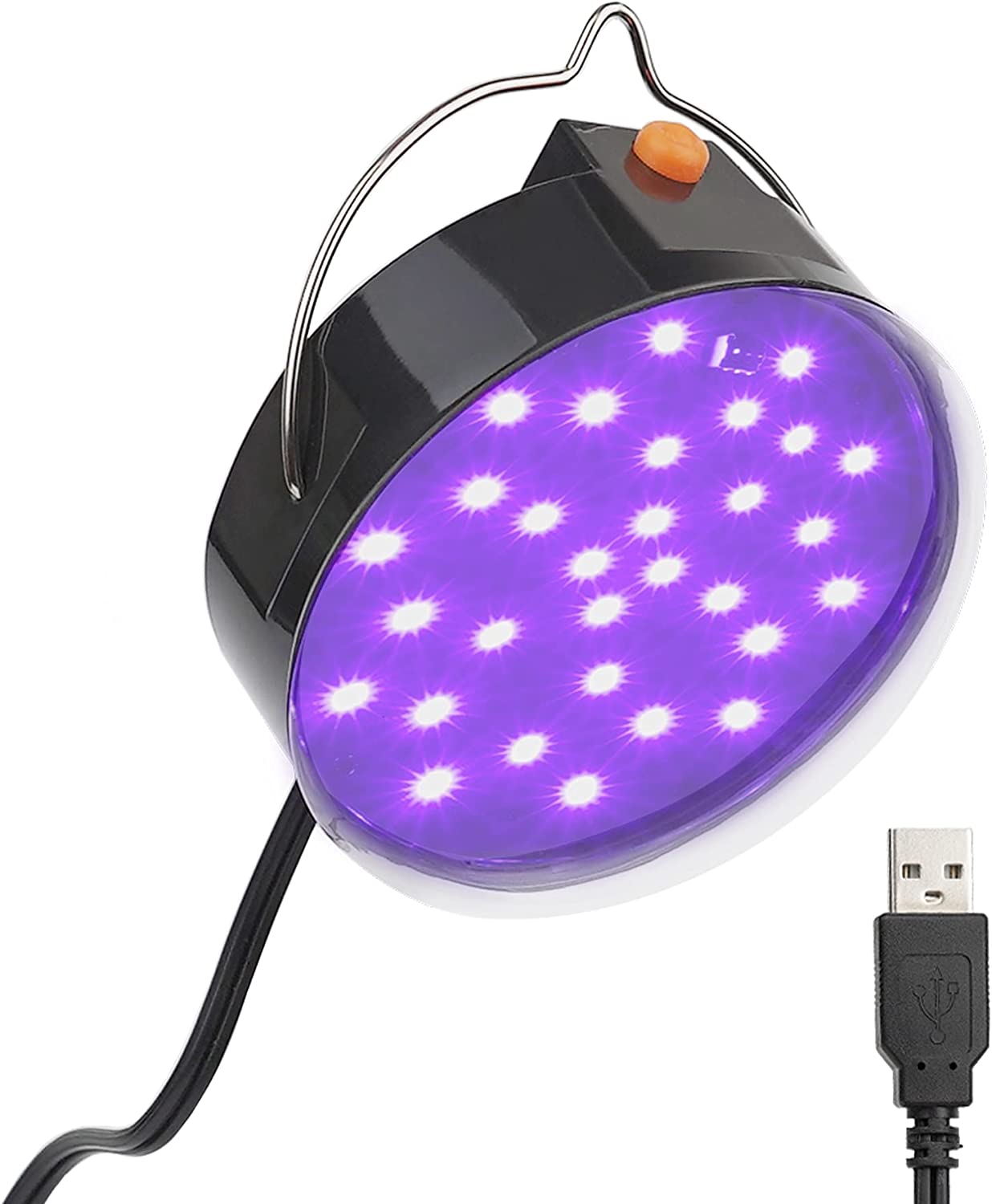 Светодиодная лампа с USB, 10 Вт, портативная УФ-лампа, светится в темноте, для вечеринки, спальни, декора комнаты, постеры, краска для тела
