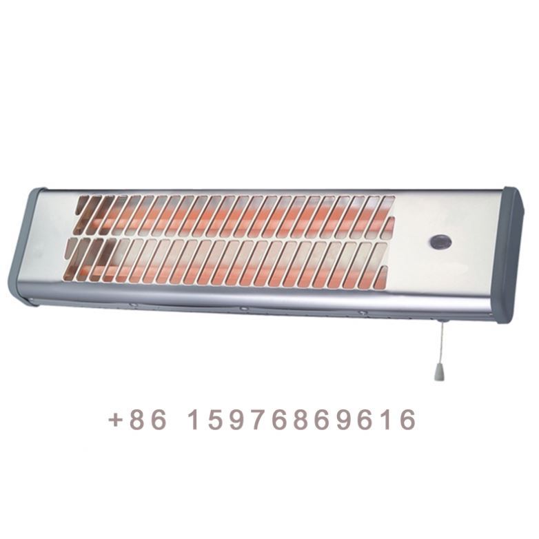 1200W 1500W Bathroom Wall Mounted Waterproof Heating Electric Infrared Quartz Heater