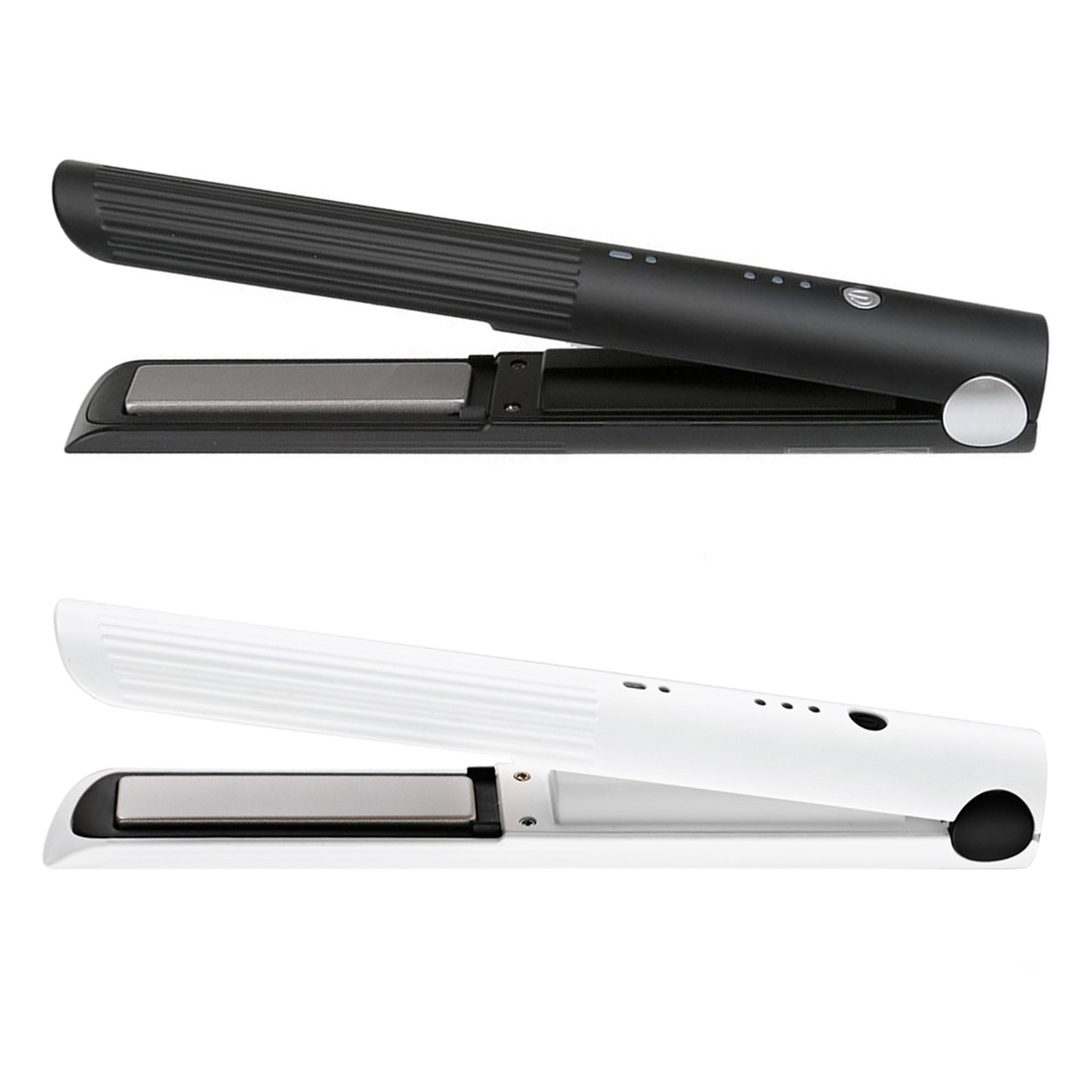USB Portable Ceramic Professional Mini Flat Iron Wireless Hair Curler Straighteners