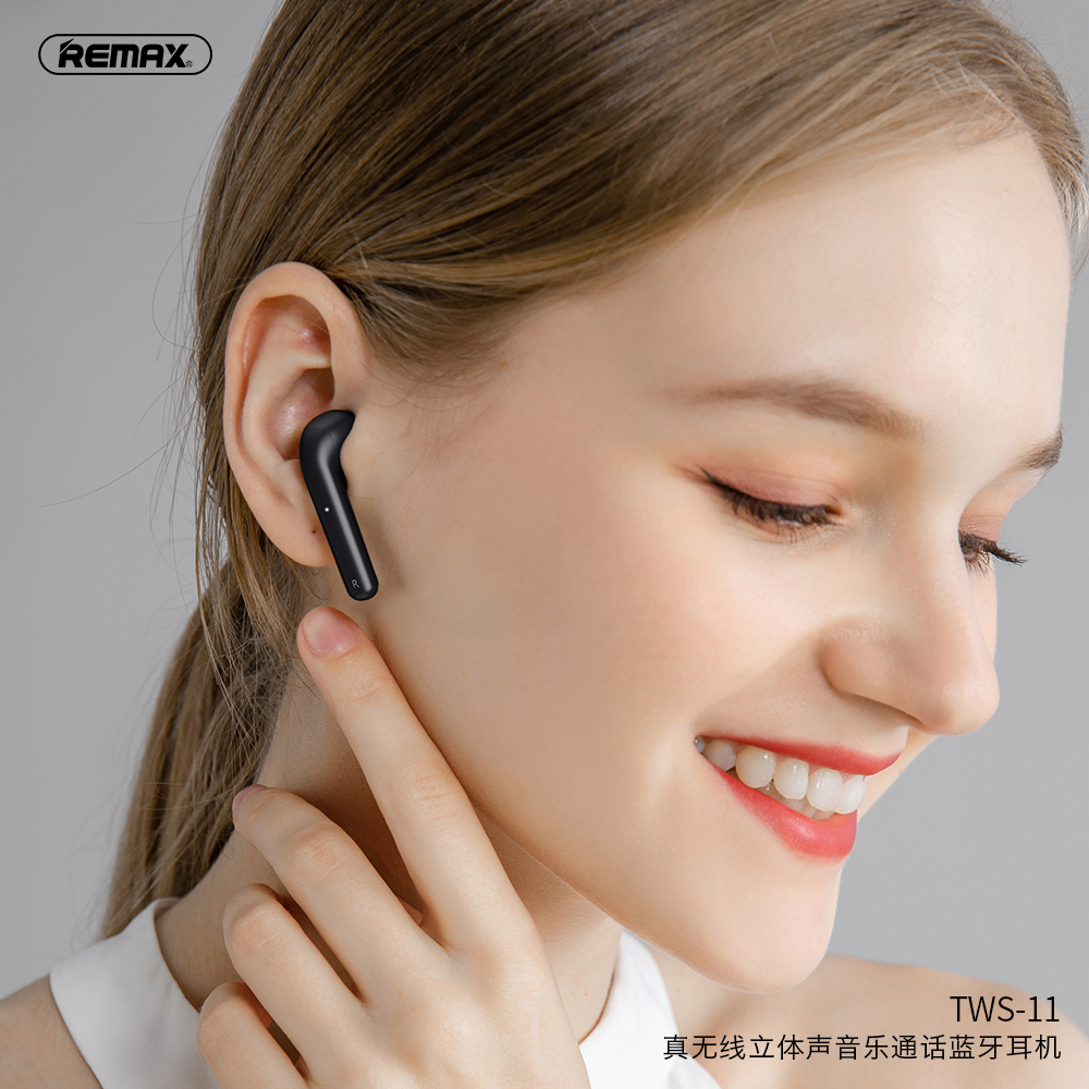 Remax наушники-вкладыши TWS с 5,0 беспроводной bluetooth вкладыши с микрофоном TWS-11 наушники