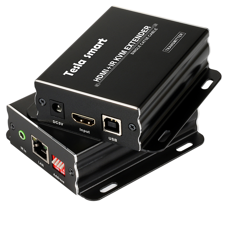 Kvm-удлинитель 120 метров по IP HDMI KVM-удлинитель с ИК-управлением kvm-удлинитель hdmi и usb