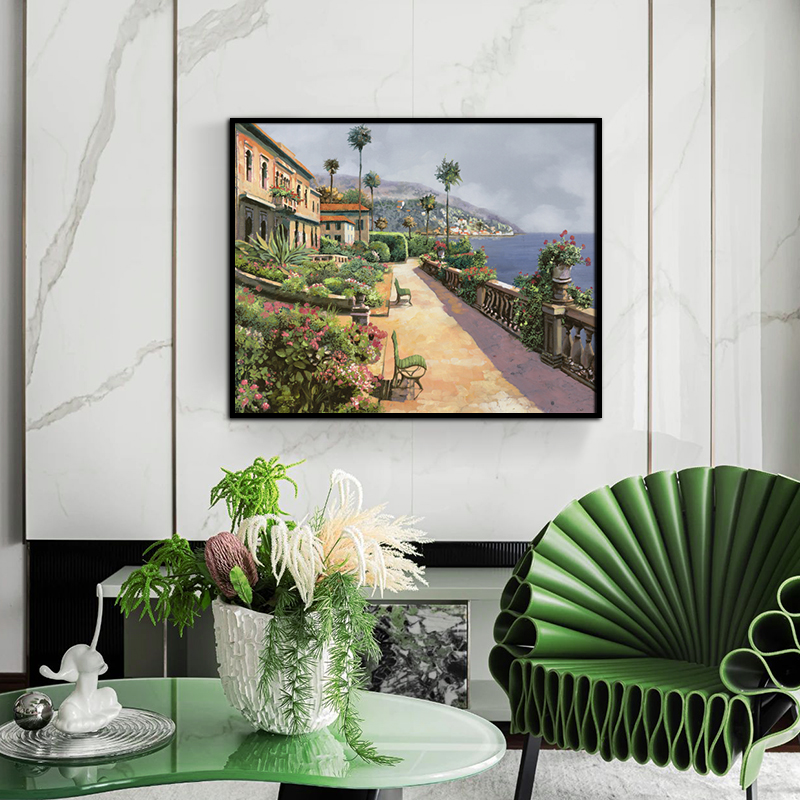 Custom Handmade Seascape Oil Painting Hand Landscape Home Wall Paintings Canvas Art Decor