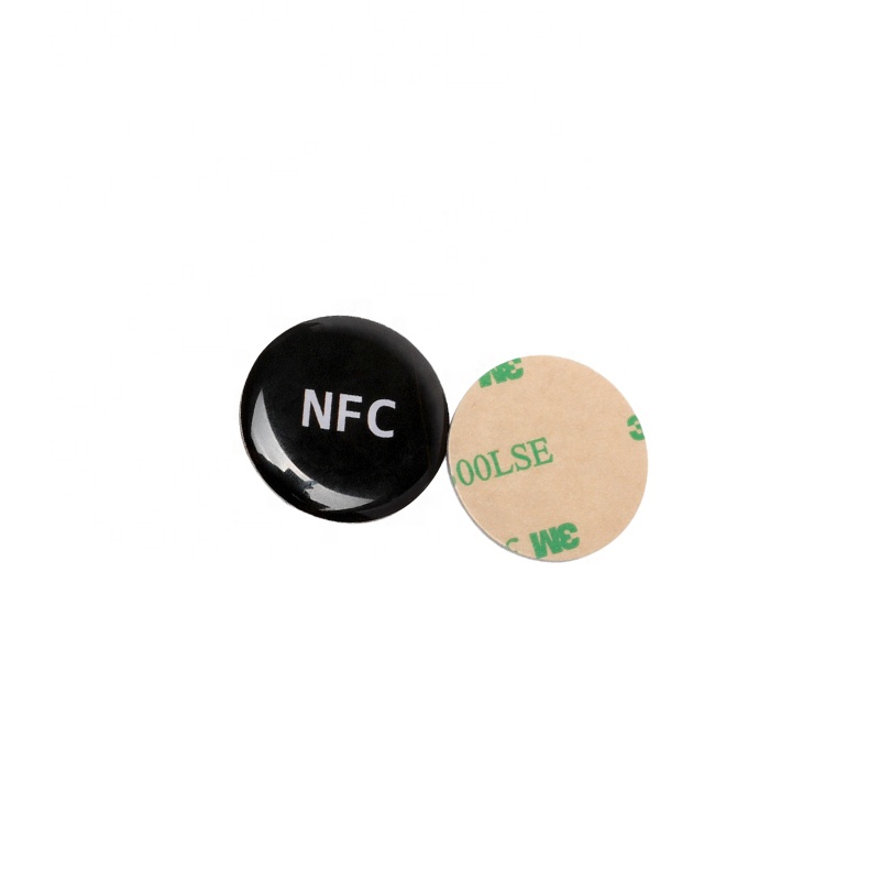 Клейкая RFID наклейка для социальных сетей 13,56 МГц NTAG213 эпоксидная NFC-метка для телефона