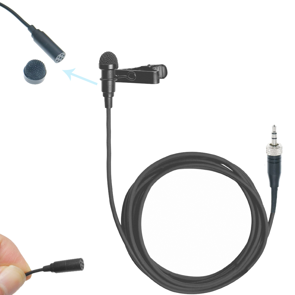 Черный петличный микрофон ME2 для Sennheiser G2 G3 G4 MKE2, беспроводная система микрофонов с креплением