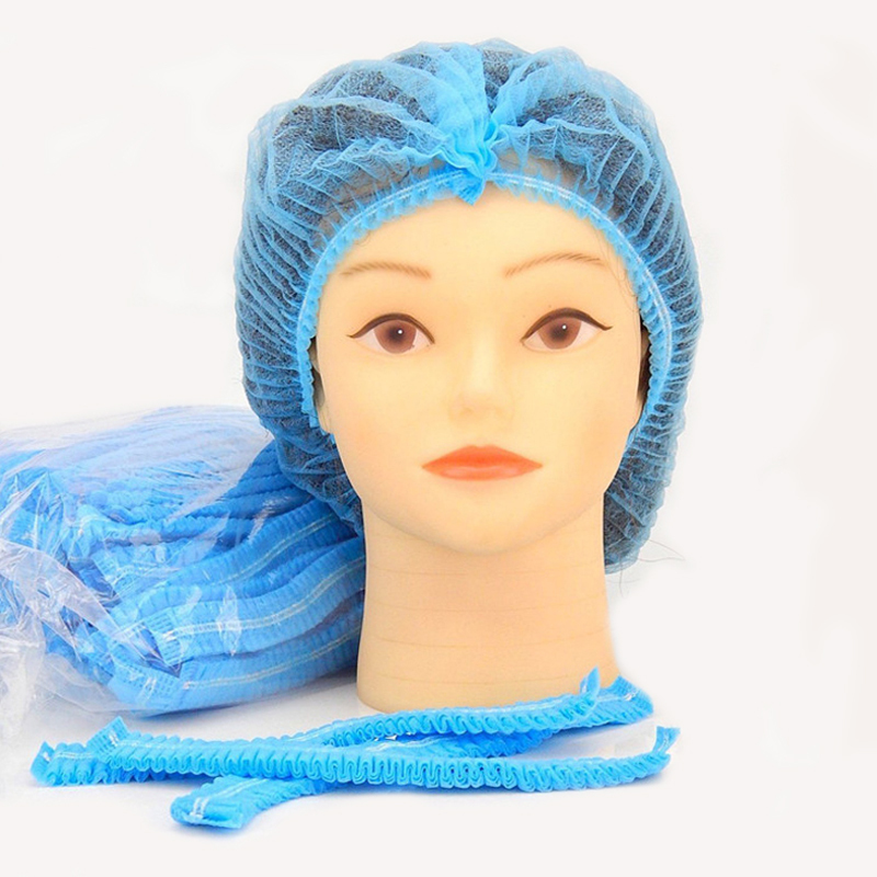 Non-woven Disposable Shower Caps Pleated Anti Dust Hat Women Men Bath Caps for Spa Hair Salon Beauty Accessories Nonwoven 100000