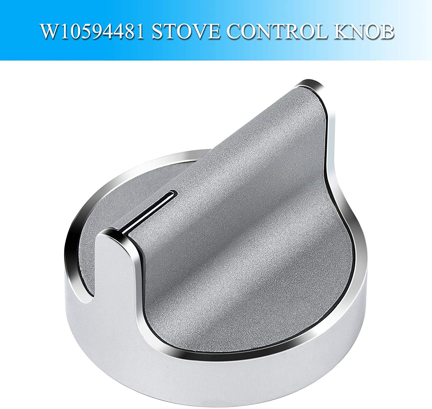 Stainless steel stove control knob  5 PCS  compatible with Whirlpool gas hob/oven replacement