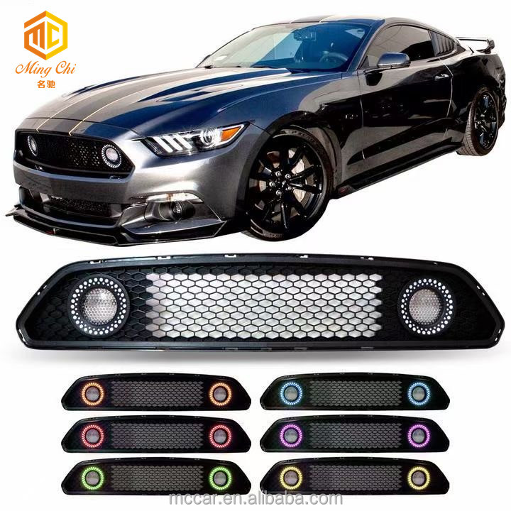 Гриль GT350 GT500, светодиодный, гриль высокого качества для Ford Mustang