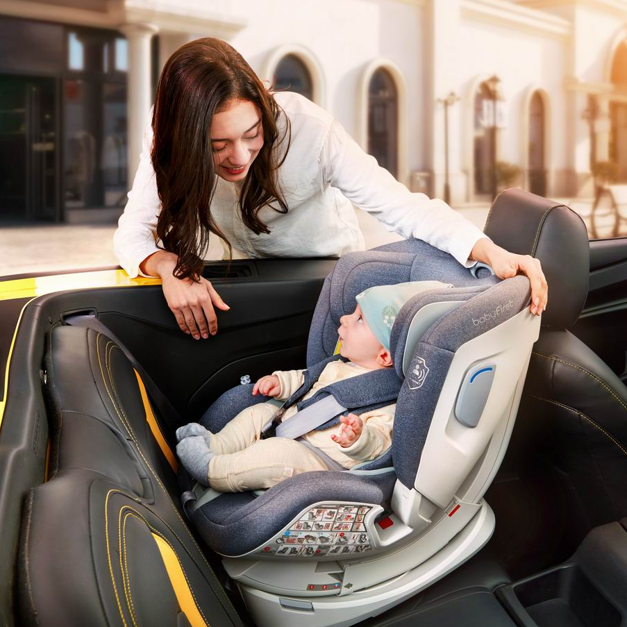 Новый запуск детские автокресла R160A группы 0 + I + II удобный портативный автомобиля детское сиденье