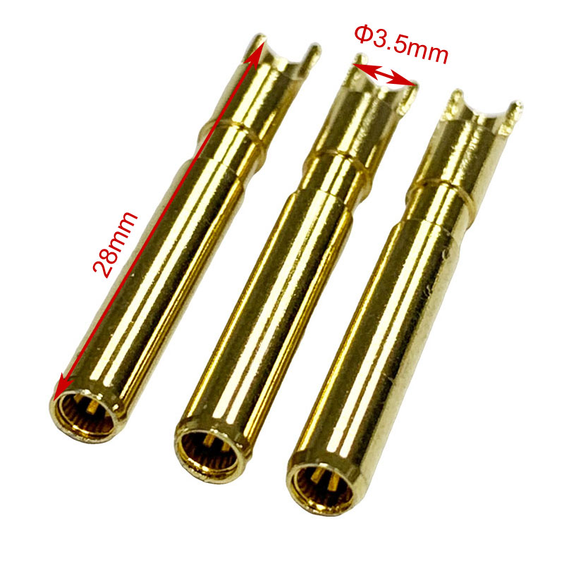 customizable Gold-plated medical pins circular connector crimp contacts male female crimping pins connector contacts pins