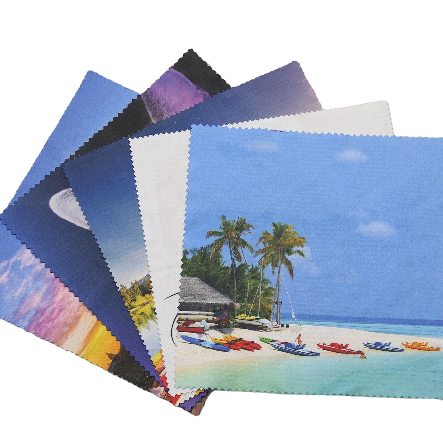 Wholesale suppliers logo printing promotional 3d glasses cleaning cloth microfiber