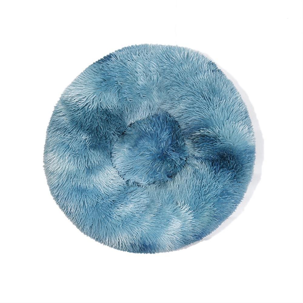 Dog Cat Faux Fur Indoor Pet Mat Small Size Removable Raised Faux Leather Dog Bed