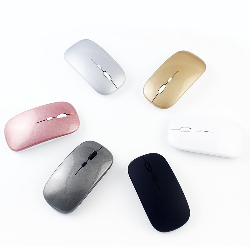 Новая беспроводная мышь BT с USB, перезаряжаемая мышь RGB для компьютера, ноутбука, ПК, Macbook, игровая мышь для геймеров, 2,4 ГГц, 1600 точек/дюйм