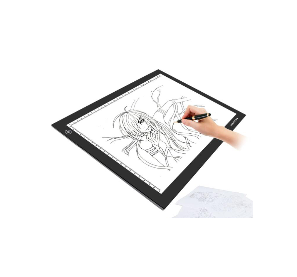 Длительный срок службы Huion L4S, точная калибровка и точечная линейка, светодиодная подсветка с питанием от USB