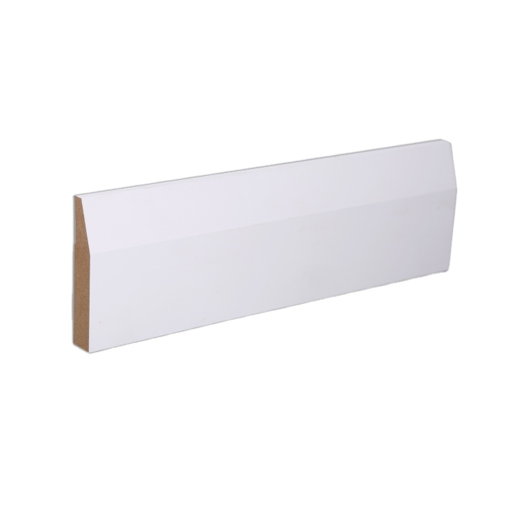 Белый Gesso грунтованный МДФ Плинтус