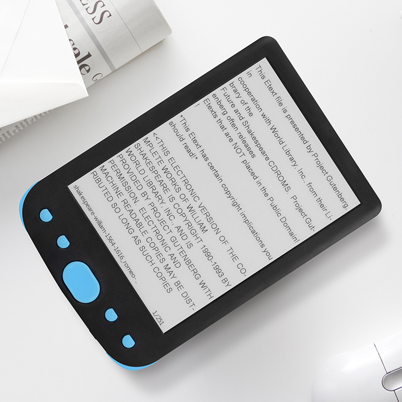 Fashion Easy 6inch Rechargeable E book Reader touch e-ink Reader Ebook