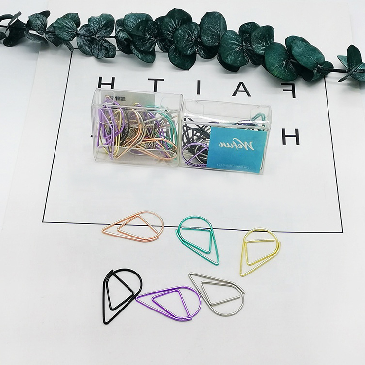 Wholesale sale printing shop Stationery metal fancy unique paper clips pegs