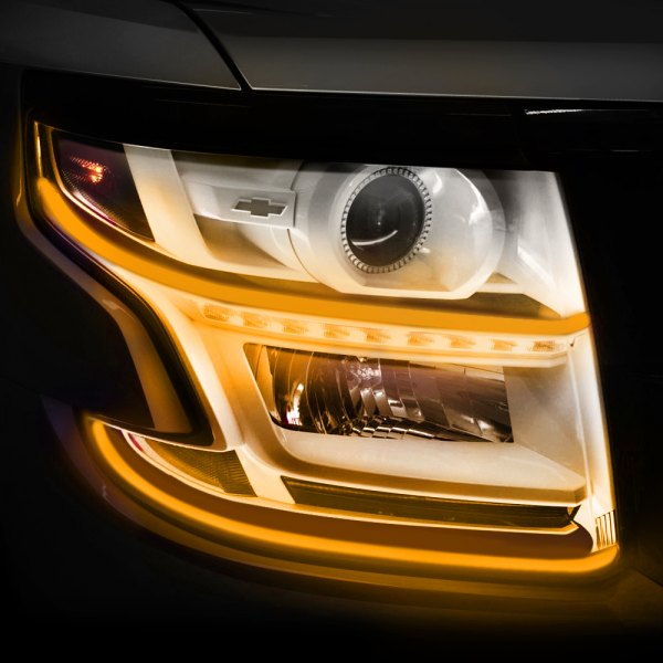 forward Lighting system for passenger car with high low beam drl positon light function