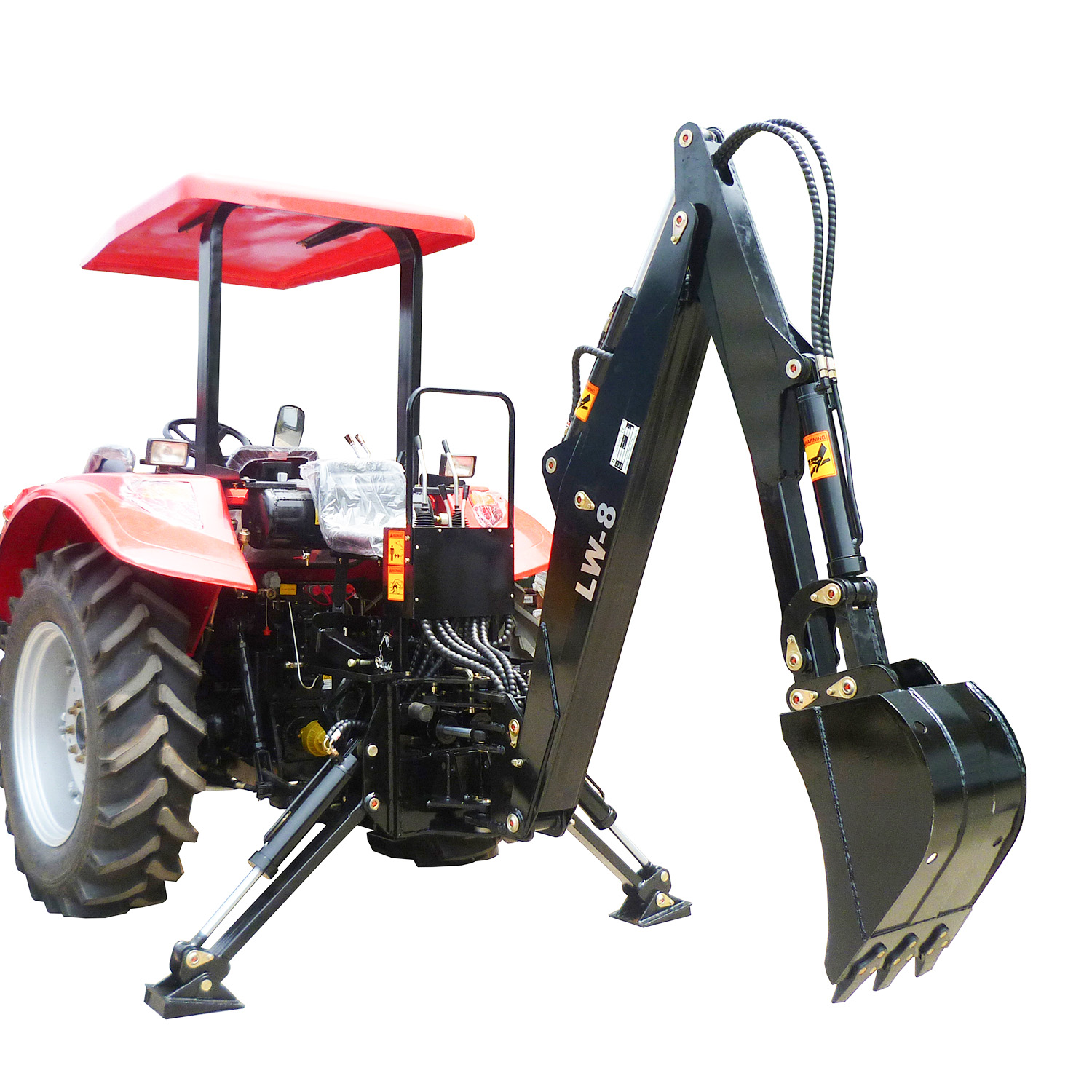 tractor PTO driven CE Backhoe with Thumb