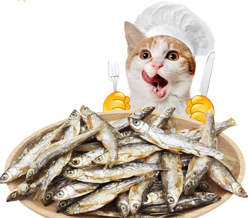 Pet Supplements Salt-free Dry Stock Fish as Cat Food