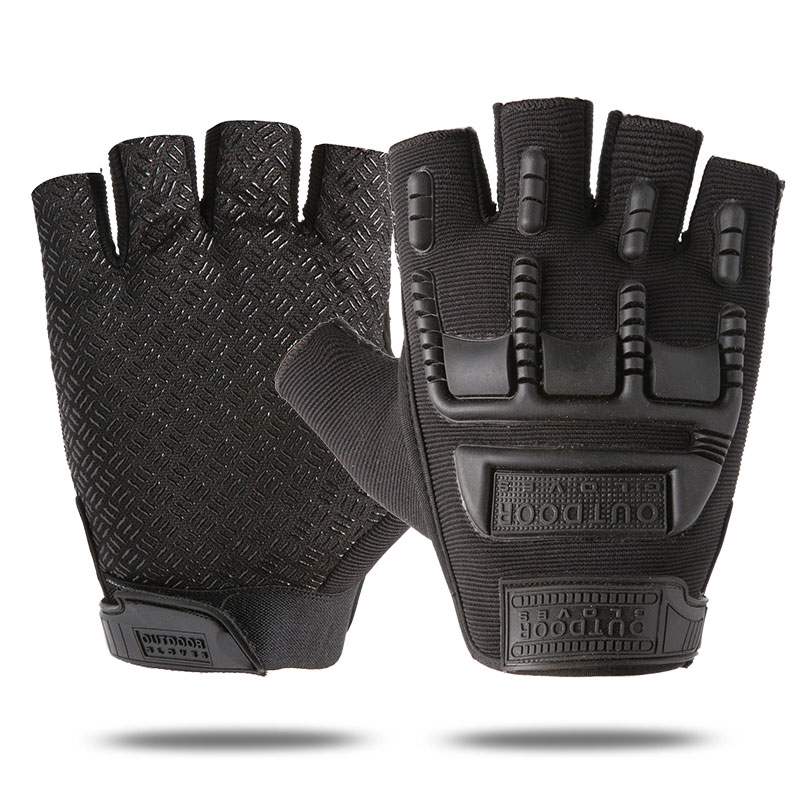 tactical gloves DZ905motorcycle racingg half finger wholesale custom training military sports horseriding hunting gloves