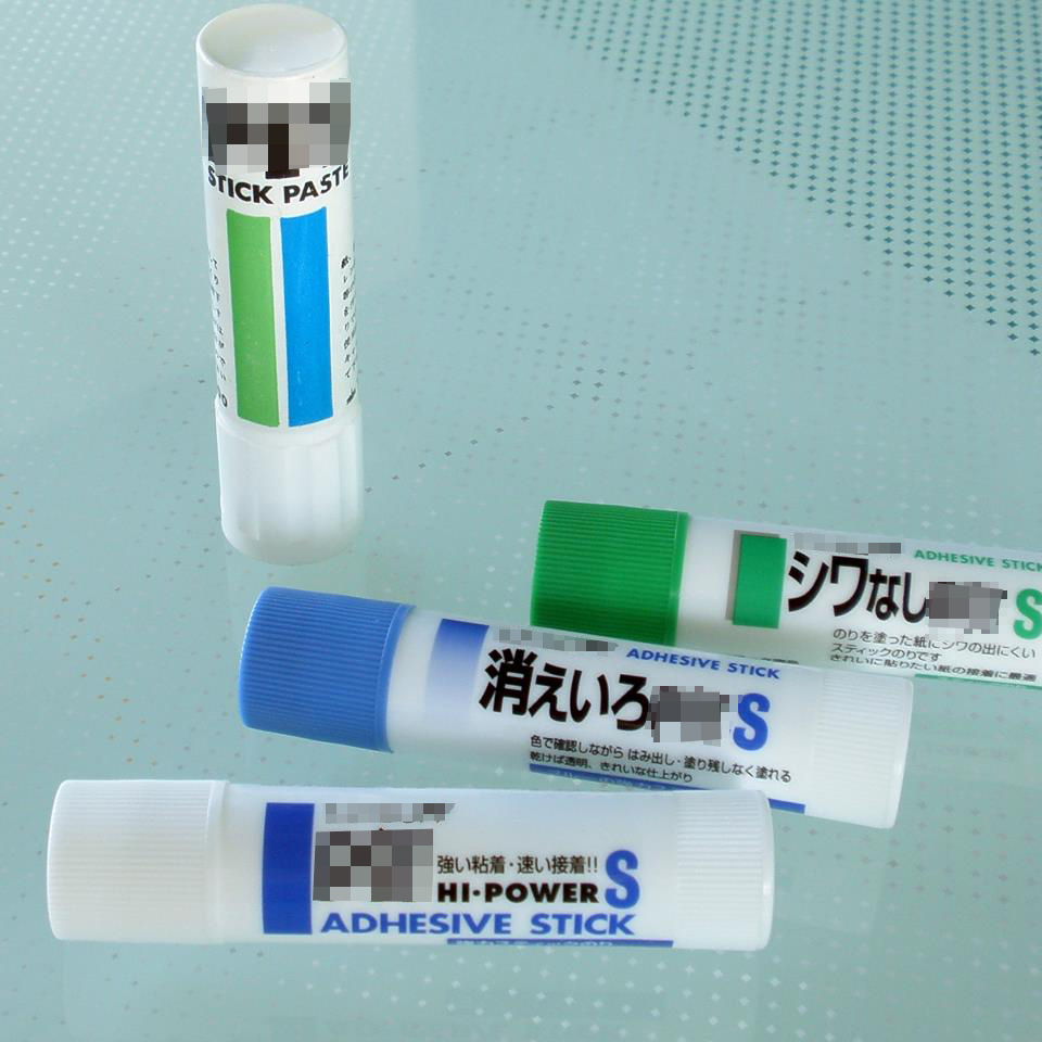 Japan lipstick type quality clear glue stick stationery for various situations