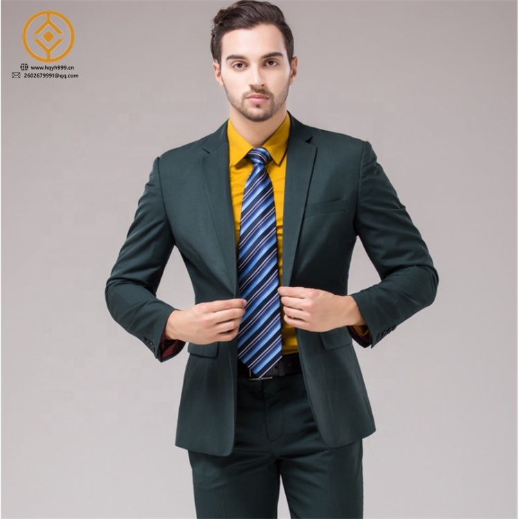 Beta Cheap luxury wedding fashion men's slim solid color business office suit sets large size men blazer+pants+vest