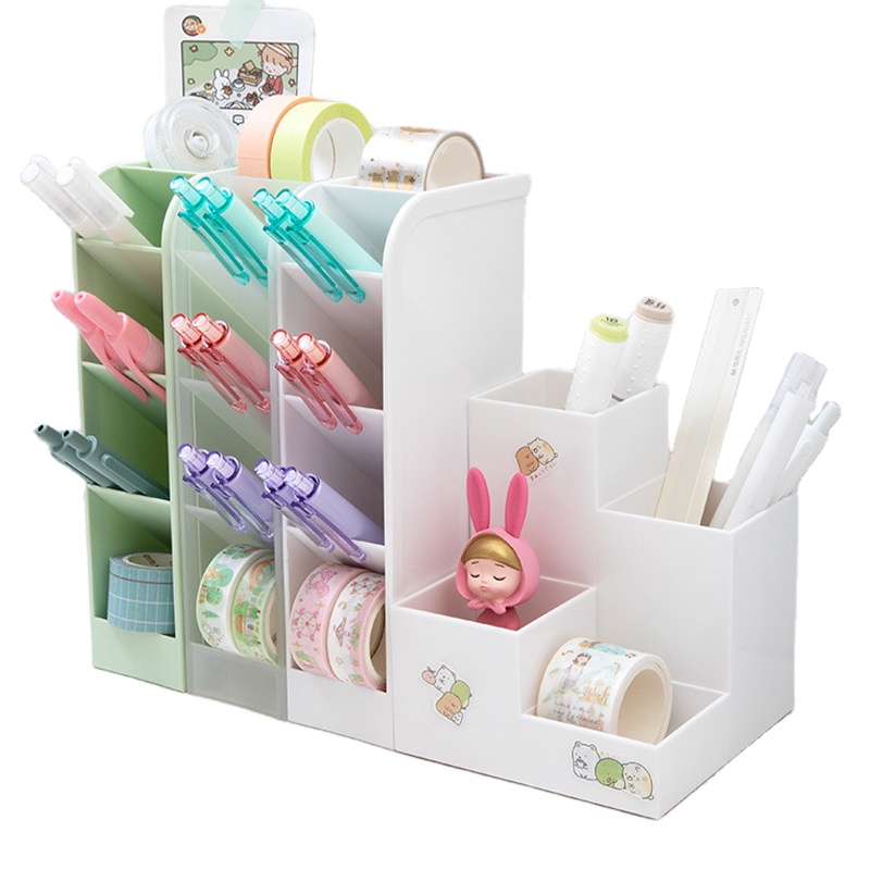 Office Desk Organizer Stationery Supplies Pen Holder Students Decor Desktop Organizer