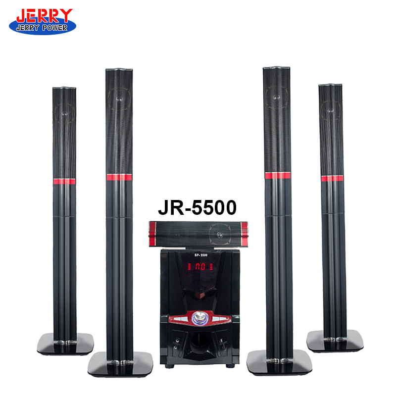 Новый дизайн, колонки JR-5500 Tower 5,1, система объемного звучания для домашнего кинотеатра