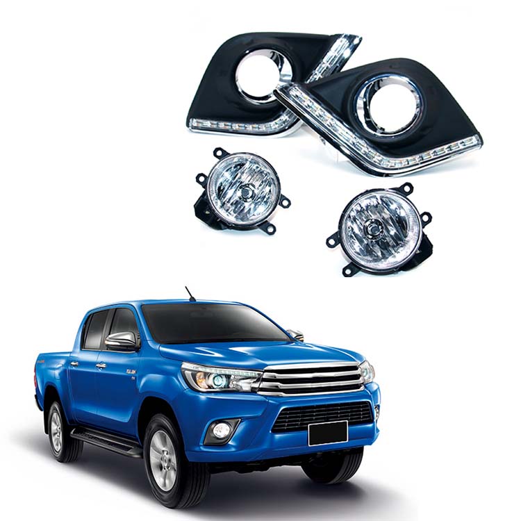 Waterproof LED Lights для Toyota Hilux Revo 2015, Ponyan Pentair Fog Lights, Factory Wholesale, High Quality
