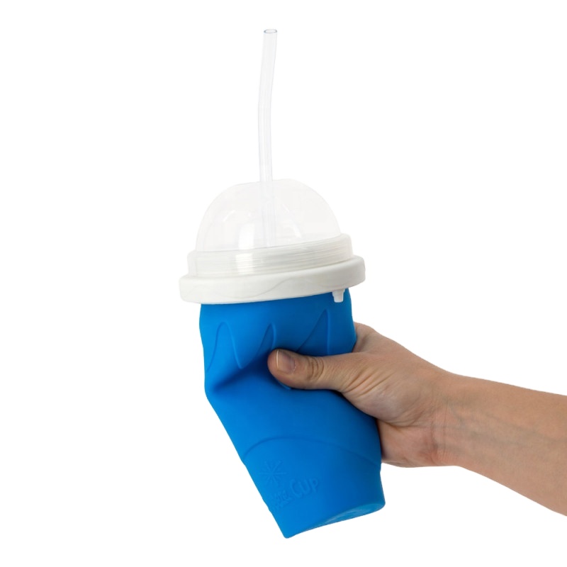 Frozen Magic Cup Four Color Food Grade Silicone Slushy Maker DIY Smoothie cup TIK TOK Pinch Cup