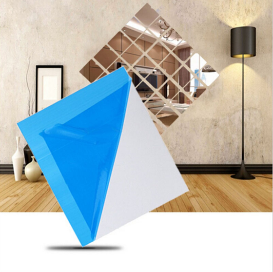 3D акриловые зеркальные настенные декоративные наклейки DIY Искусство Самоклеящиеся украшения для гостиной