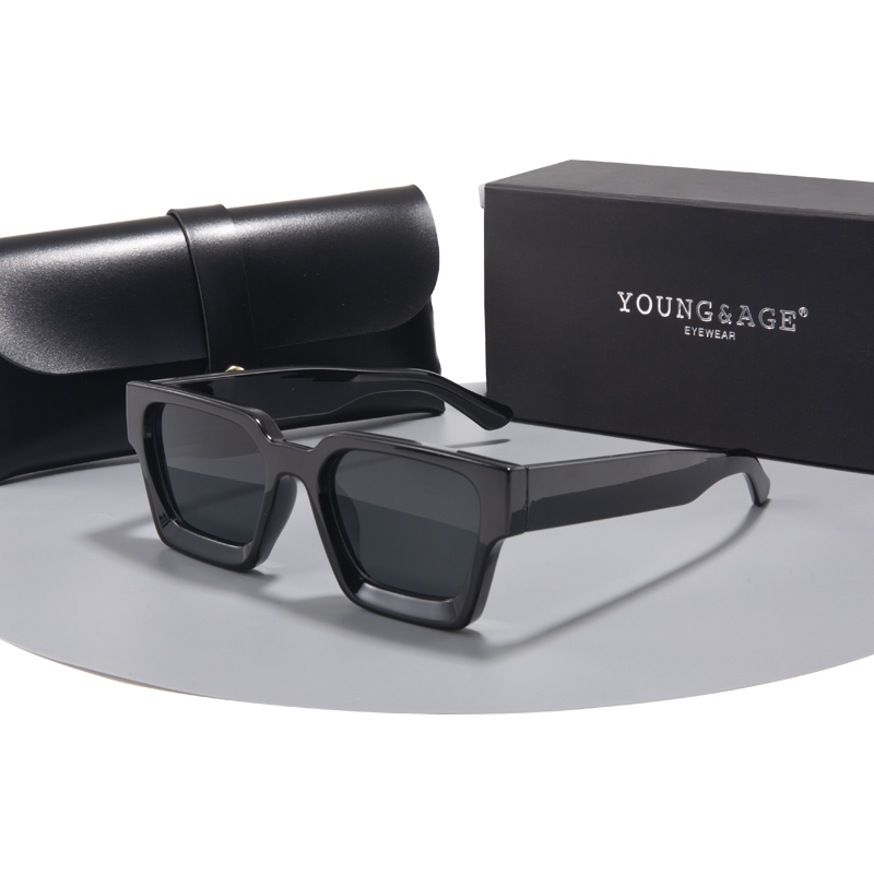 High Quality Square Designer Sunglasses 2024 Shades Luxury Vintage Sun Glasses Men Women Fashion Trendy Shades LOGO Custom