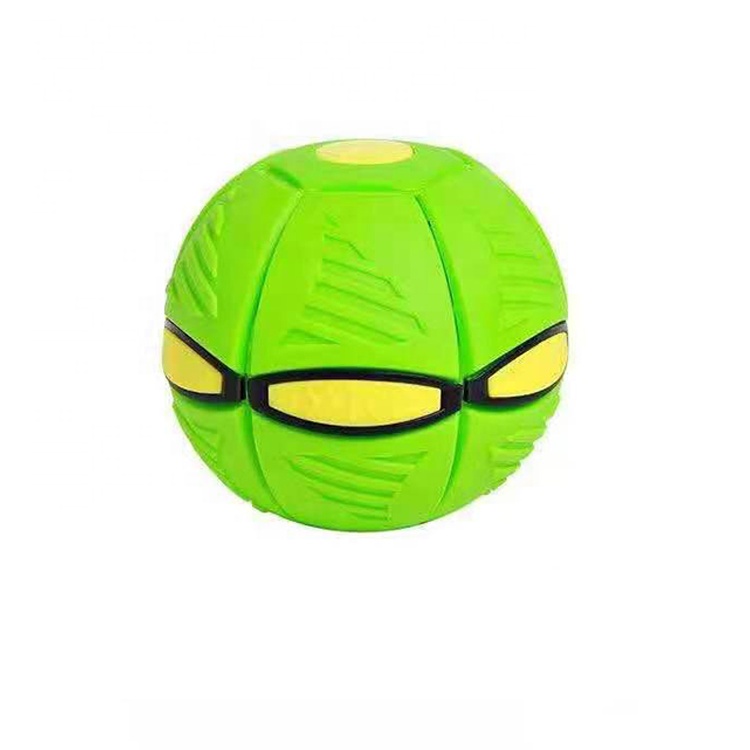 Flying UFO Flat Throw Disc Ball With LED Light Toy Kid Outdoor Garden Basketball Game