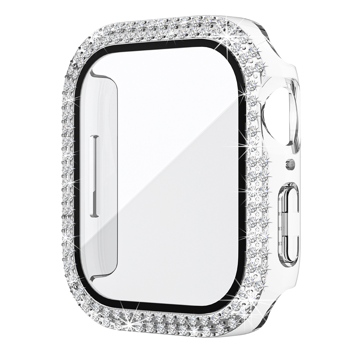 Совместимость для Apple Watch, версии ПК Алмазный чехол с защитной пленкой для экрана из закаленного стекла