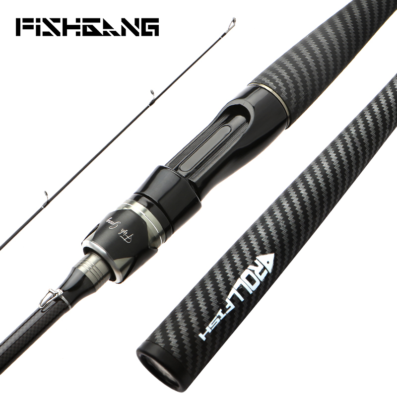 Рыболовная удочка FISHGANG OEM из углеродного волокна, заготовки из высокоуглеродного волокна 24T, 2,4 м, Спиннинг для забрасывания с встроенной ручкой