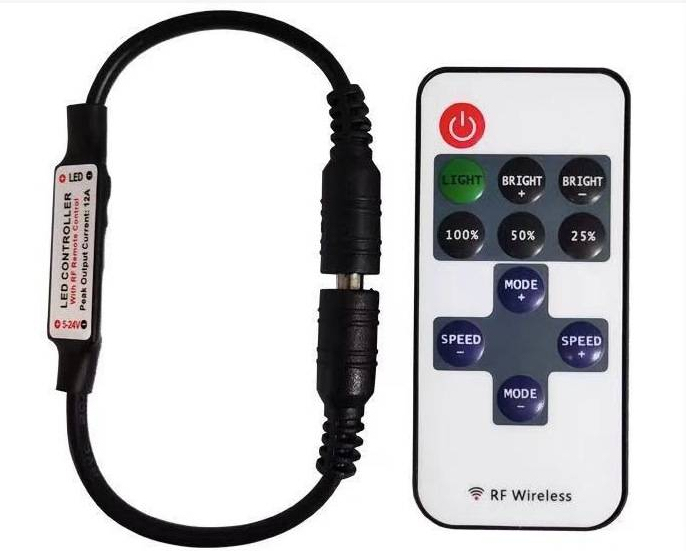 Led Lighting and Circuitry Design Controller with Remote Control