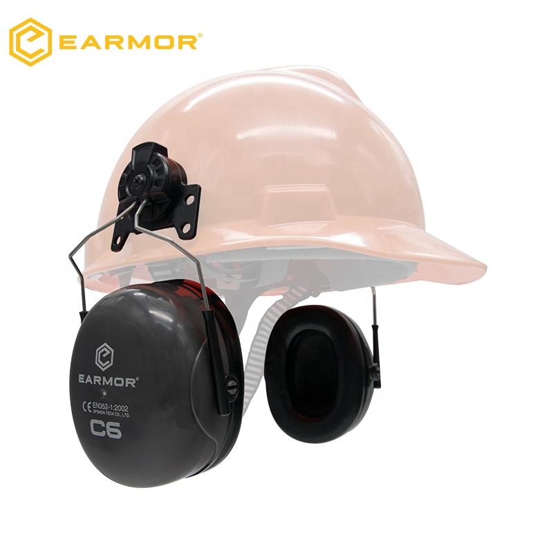 Наушники для шлема EARMOR C6H, прикрепляемые защитные наушники, звукостойкие защитные наушники