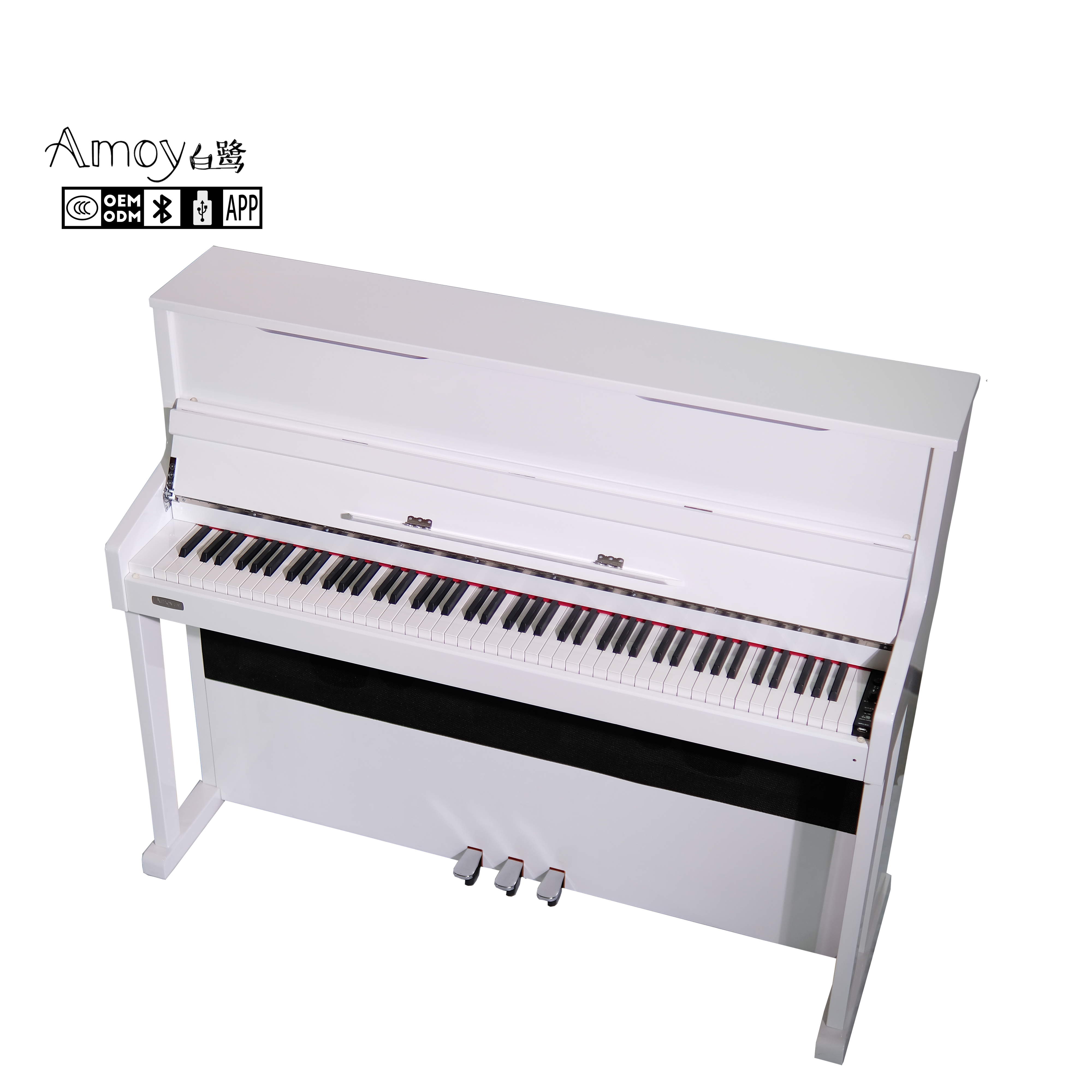 Amoy G500 China Smart 88-Key Weighted Hammer Action Keyboard Pianoforte Stylish Upright 88 keys Digital Piano