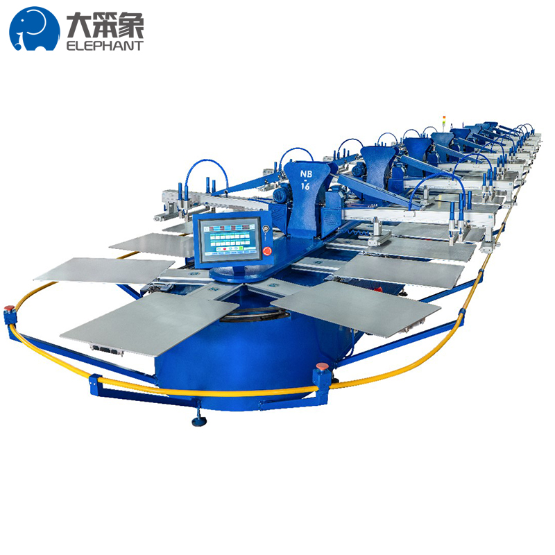 Multi Colo oval printer manual t shirt automatic screen printing machine