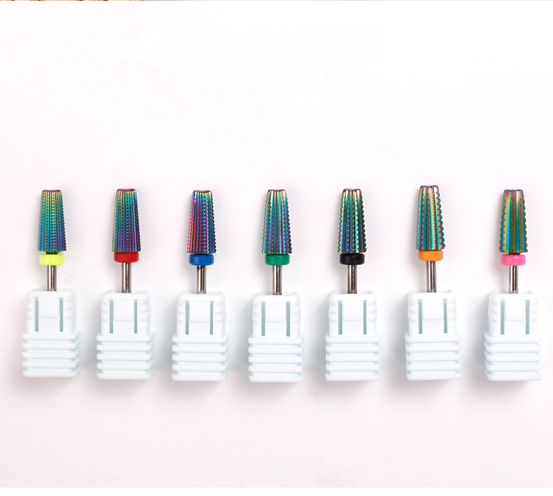 High Quality Color -plated Five-in-one Tungsten Steel Grinding Head