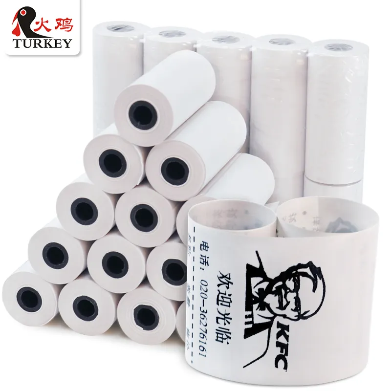 57mm mini Thermal Paper Rolls 57x25mm - for mobile POS printer 58mm China Manufacturer Guanglun Factory Turkey brand
