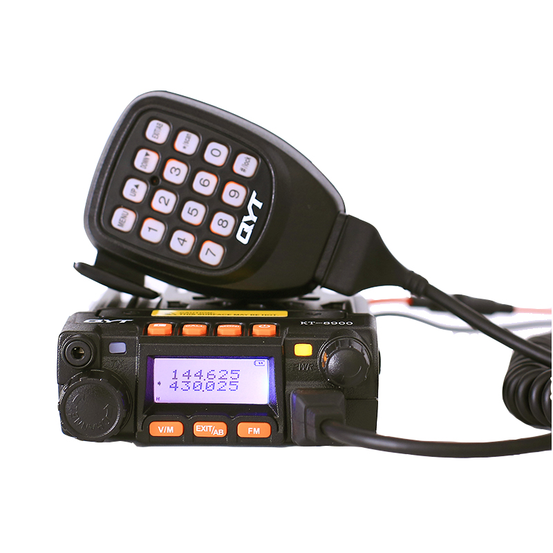 Оптовая продажа высокое качество QYT KT8900 25 Вт дальний Диапазон VHF UHF двухдиапазонное мобильное радио