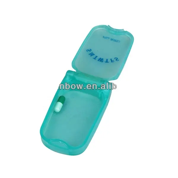 plastic small pill box keychain