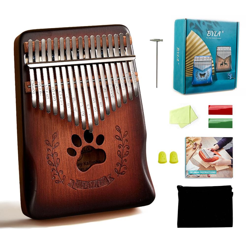 byla OEM acceptable kalimba wooden customized sale musical instruments