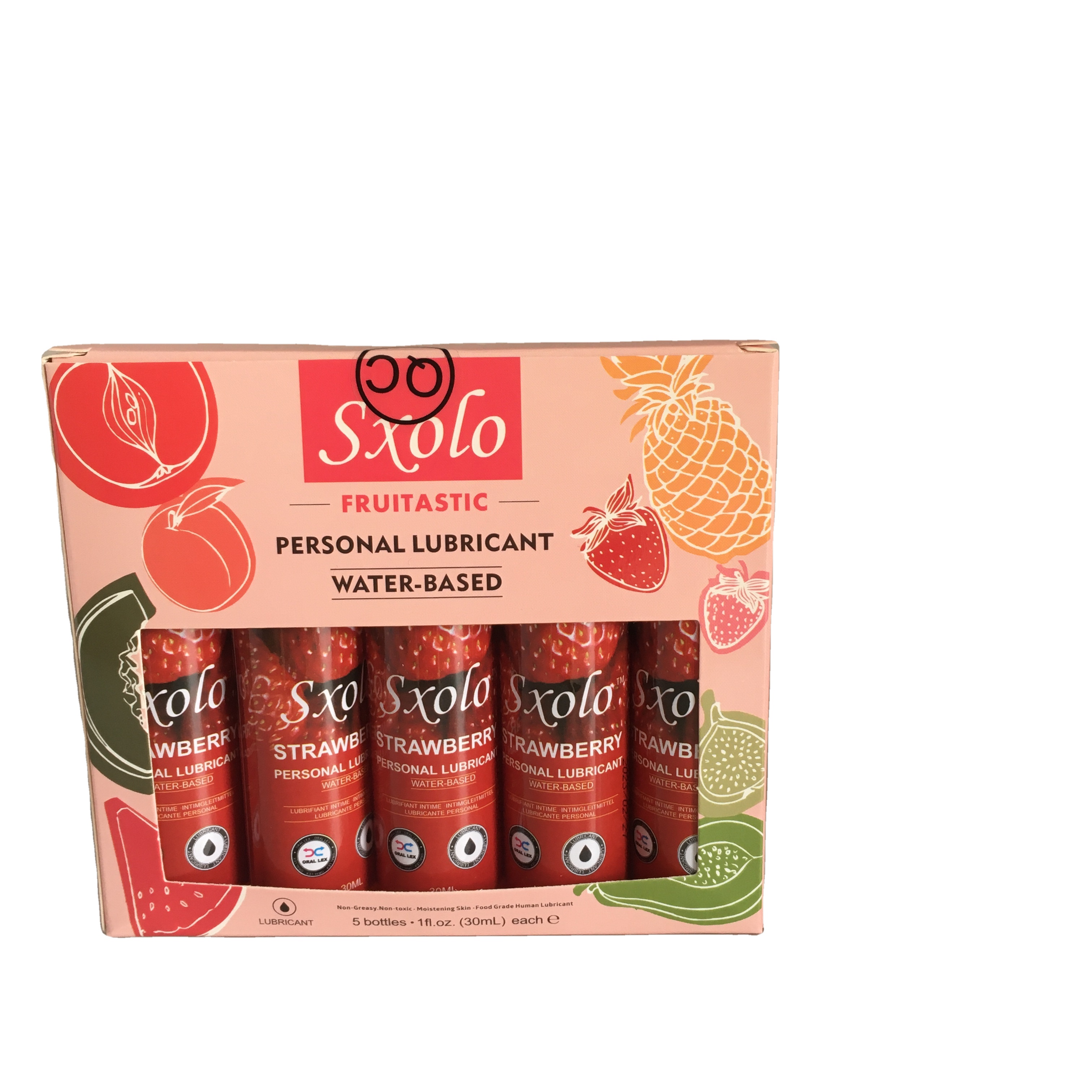 SXOLO, смазочное масло для повышения потенции фруктового вкуса с индивидуальным логотипом