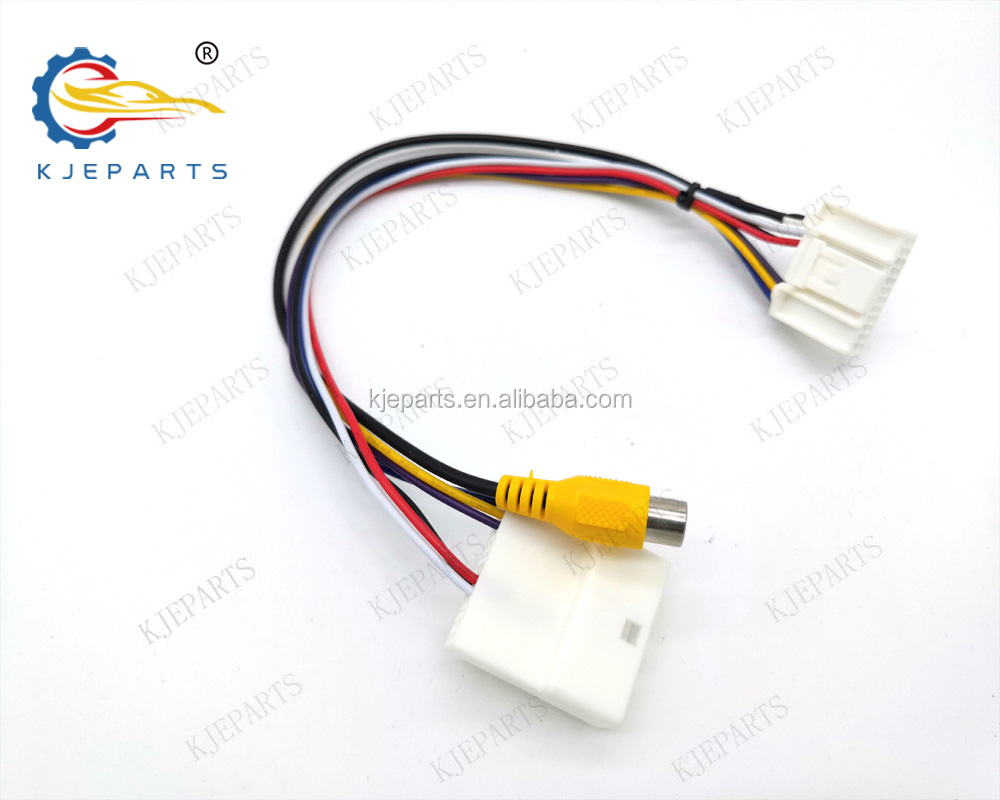 24 Pin разъем к женскому жгут проводов с одним RCA штекер для Тойоты камера